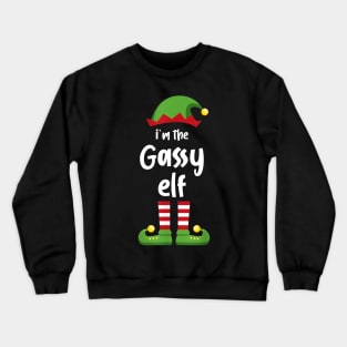 I'm The Gassy Elf Family Matching Christmas Pajama Gifts Crewneck Sweatshirt